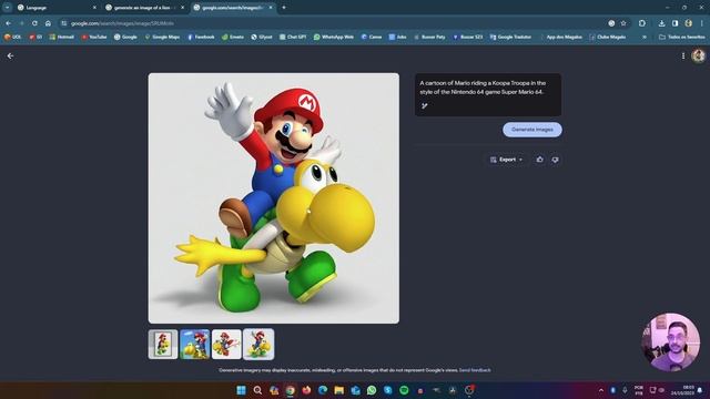 ?DEMOROU! GOOGLE GANHA IA PARA CRIAR IMAGENS NA BARRA DE BUSCAS! #googleai смотреть онлайн