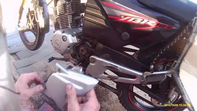 YBR 125 поменял заднюю звездочку первый раз за 53 тыс. км пробега смотреть онлайн