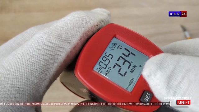 UNI-T UT300S Обзор бесконтактого термометра смотреть онлайн