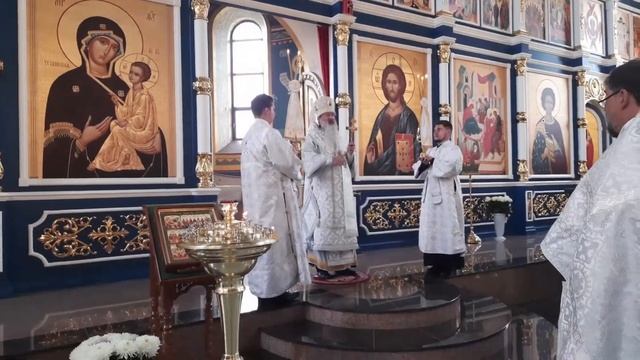 Великое освящение храма в честь Рождества Пресвятой Богородицы смотреть онлайн