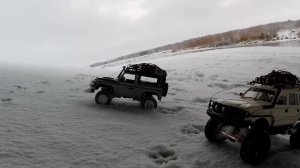 ПОКАТУШКИ (2 ЧАСТЬ) Lend Cruiser WPL C54-1. Defender D90 MN 99S. ПЕРВЫЙ СНЕГ.