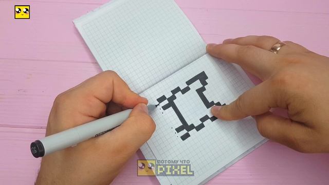 САМЫЙ МАЛЕНЬКИЙ ПИКАЧУ ПО КЛЕТОЧКАМ)) РИСУНКИ PIXEL ART смотреть онлайн