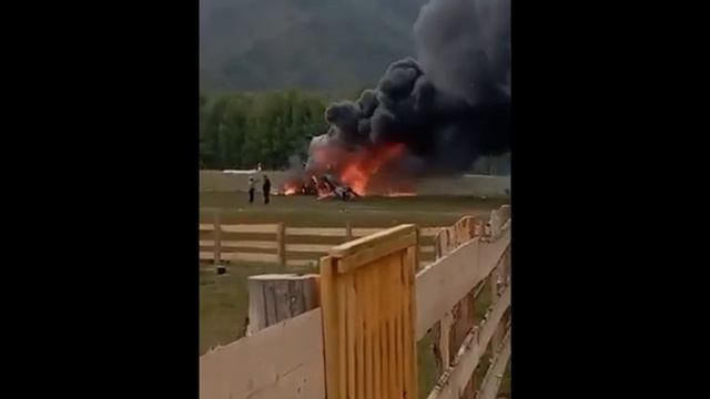 На Алтае упал вертолет Ми 8 смотреть онлайн