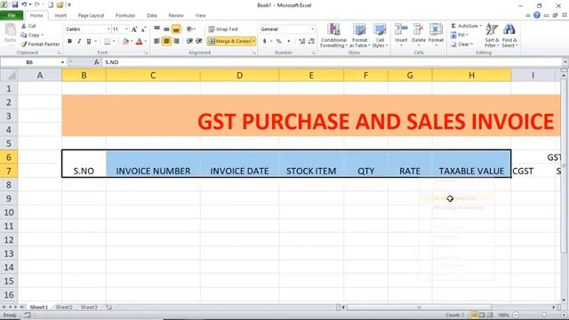 How to Prepare GST Purchase & Sales Invoices reports in Excel | By Ravi sspet смотреть онлайн