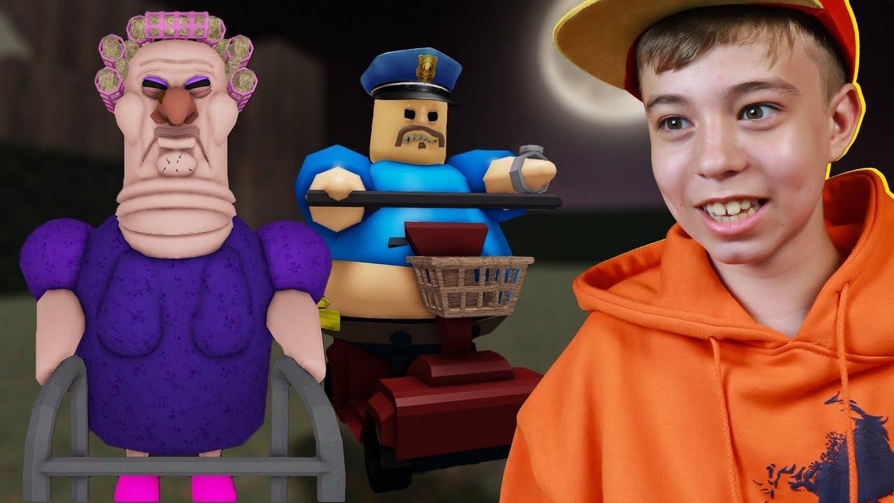 ВРЕДНАЯ БАБКА БАРРИ УБЬЁТ ЗА ПЕЧЕНЬКИ? ➢ GRUMPY GRAN! РОБЛОКС смотреть онлайн