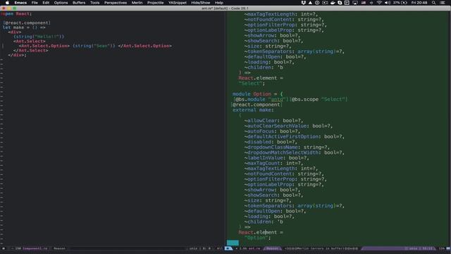 Friday tutorial: ReasonReact+Bucklescript bindings смотреть онлайн