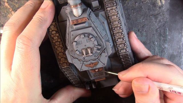 Warhammer 40000 Painting A Leman Russ Astra Militarum Tank. Death Korps Of Krieg Colour Scheme