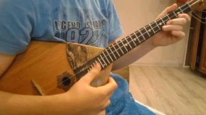 Русская песня ''ЖУРАВЕЛЬ'' исполнение на балалайке