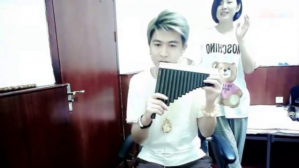 Left Hand Folk Instrument ABS Plastic Pan Flute 18 Pipes C Key 排箫《在水一方》