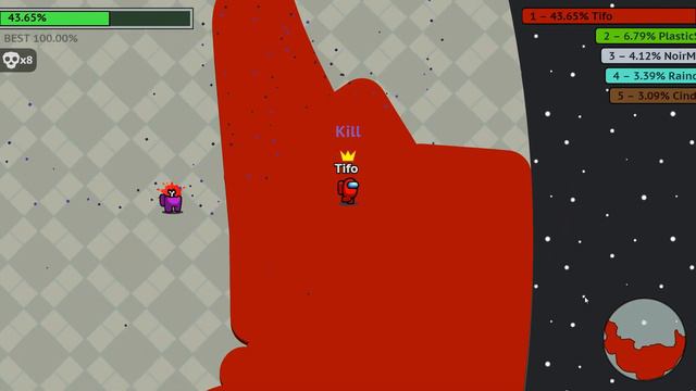 Amogus.io [Paper.io 2] Map Control: 100.00% Among Us смотреть онлайн
