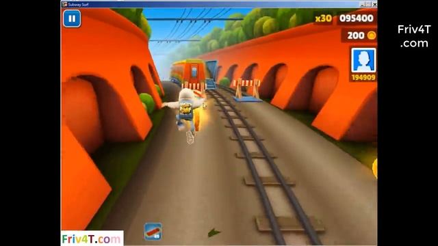 SUBWAY SURFERS GAMEPLAY PC HD ✔ Jake 4 Fly JetPack Bug Play 2017 ✔ Friv4T смотреть онлайн