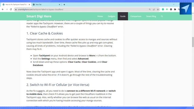 How To Fix Tachiyomi Failed To Bypass Cloudflare (2023) Easy Tutorial смотреть онлайн