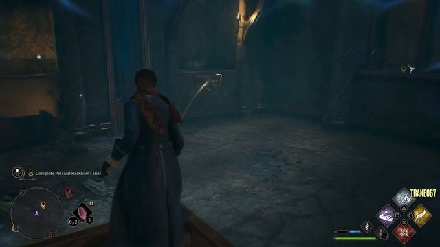 Get The Platform To The Other Side Of The Bridge In Percival Rackham's Trial - Hogwarts Legacy