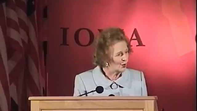 Margaret Thatcher Speech
