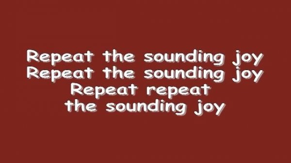 Joy to the World w/ Lyrics