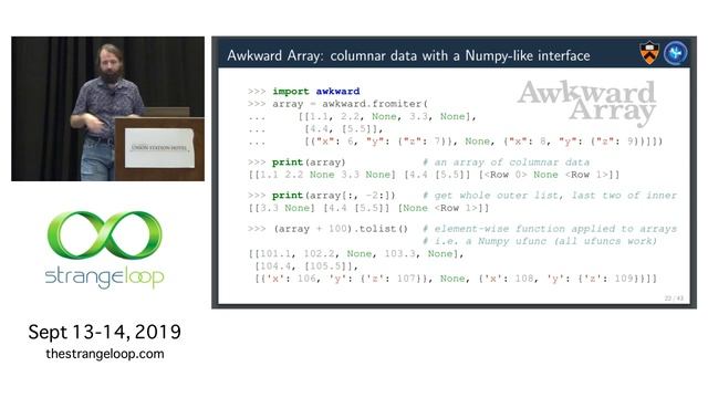 "Jagged, ragged, awkward arrays" by Jim Pivarski смотреть онлайн
