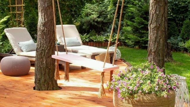 УЮТНЫЕ УГОЛКИ ДЛЯ ОТДЫХА В САДУ. смотреть онлайн