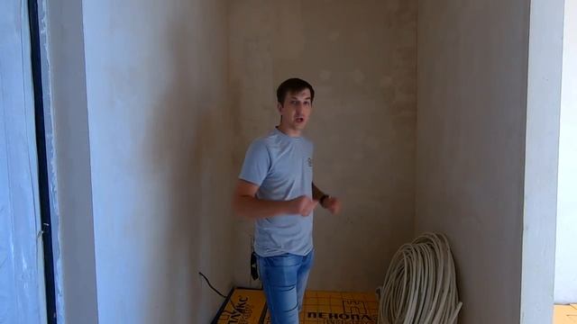 Ремонт квартир в Сочи. Монтаж теплого пола в ЖК "Вальс". смотреть онлайн