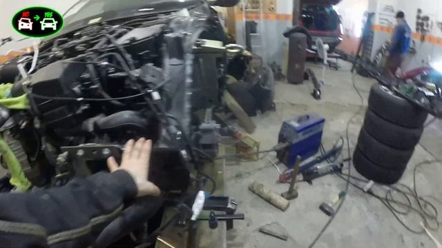 Honda Accord X USA. Вытяжка день какой-то . Выставляем мордочку , работа по чертежам ??????⚡⚡⚡??? смотреть онлайн