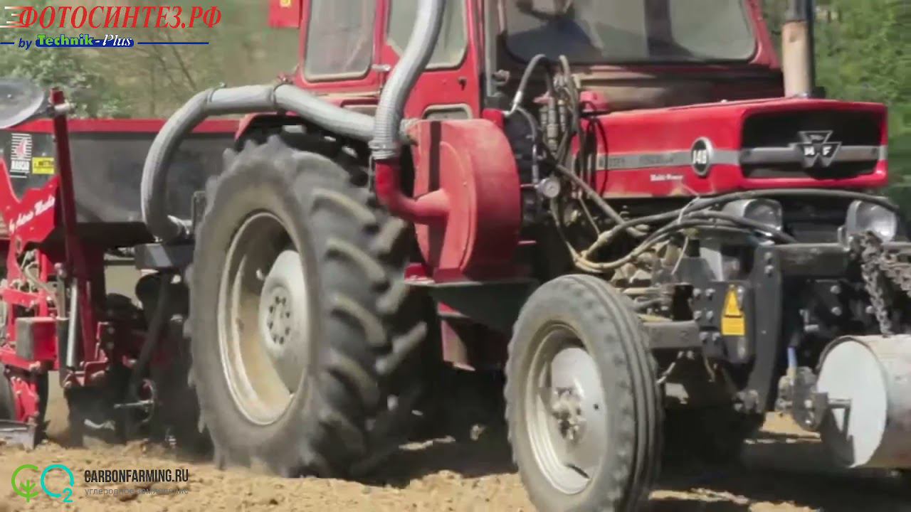 Фотосинтез с CO2 турбиной Technik plus, установка на кукурузную сеялку (подсолнечник) пропашную смотреть онлайн