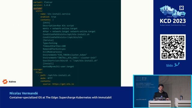 Container-specialized OS at The Edge: Supercharge Kubernetes with Immutability - Nicolas Vermande смотреть онлайн
