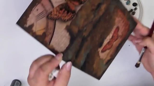 Decoupage Męskie Zardzewiałe Pudełko - DIY Tutorial