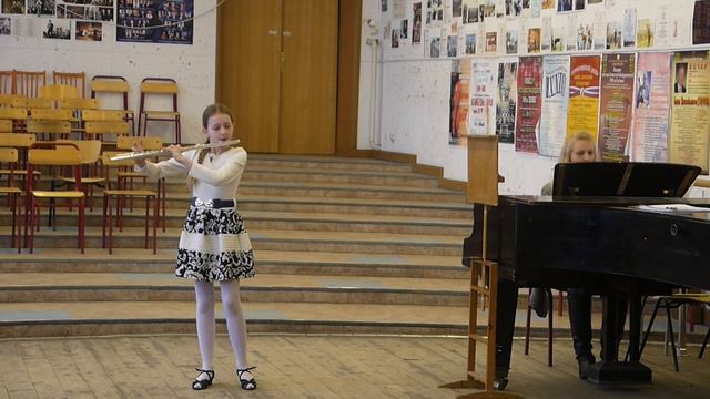 отчетный концерт класс флейта анс.им.В.Локтева 21 апреля 2015 г. часть1 смотреть онлайн