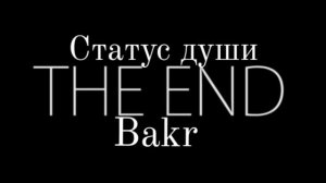 Статус души Bakr текст песни