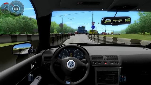 #083 Let's Play City Car Driving - VW Golf R32 смотреть онлайн