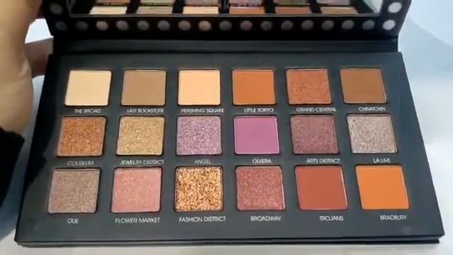 Wholesale Okalan Ionic Beauty los Angeles Downtown Eyeshadow Palette l Wholesale Makeup смотреть онлайн