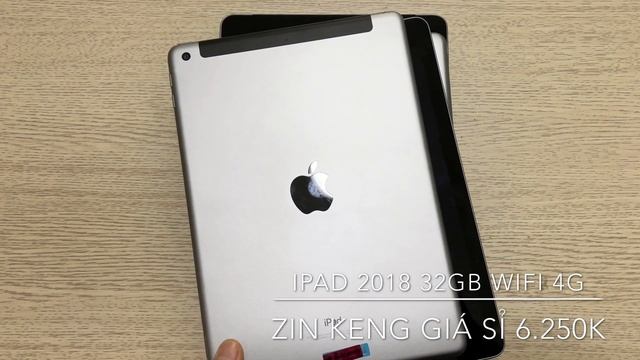 Trên tay ipad 2018 32gb 4g zin keng 6.250k. Anh em thợ bơi hết vào đây nhé. смотреть онлайн