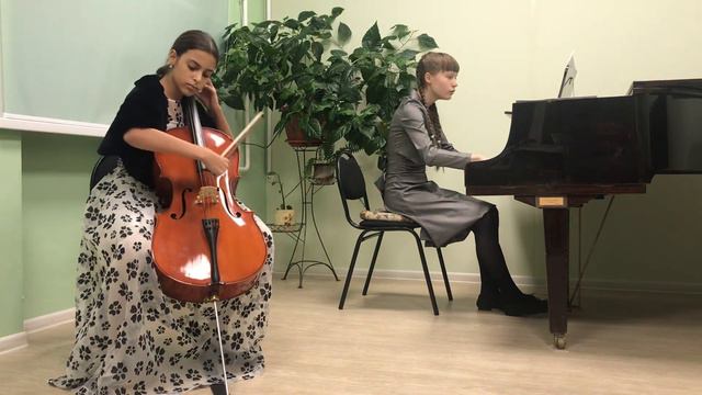 Дуэт Марьяновская Е.(виолончель), Литвинова Е. (ф-но). Ц. Кюи «Восточн мелодия», Дженкинсон «Танец» смотреть онлайн