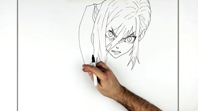 How To Draw Chigiri (Chains) | Step By Step | Blue Lock