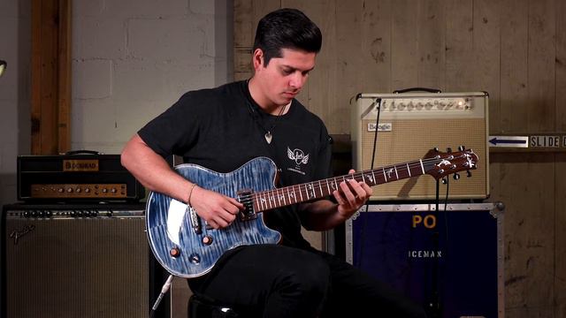 Nik Huber Dolphin II in Atlantic Blue - Lark Guitars смотреть онлайн