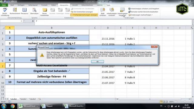 Top 10 Excel Tricks - Tutorial #2 von Excel Training Online смотреть онлайн