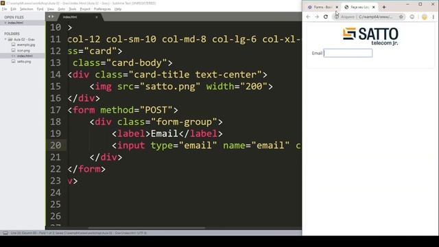 Tela de Login com bootstrap pt. 1 смотреть онлайн