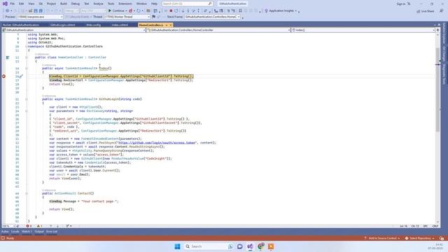 Login With Github in Asp.net MVC смотреть онлайн
