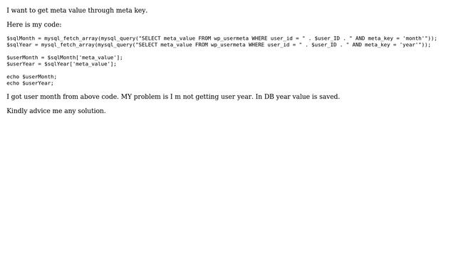 Wordpress: Not getting metavalue смотреть онлайн