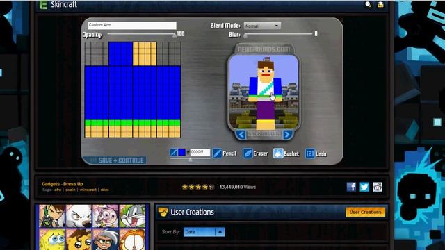 Не можешь сделать себе скин в майнкрафт? Легко!!! смотреть онлайн