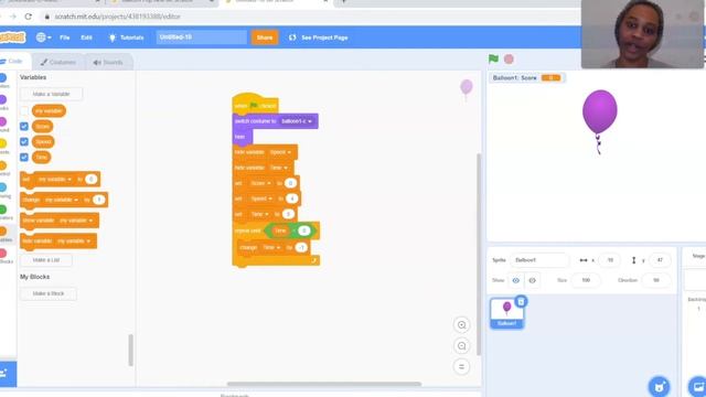 Scratch: Balloon Pop Game Tutorial смотреть онлайн