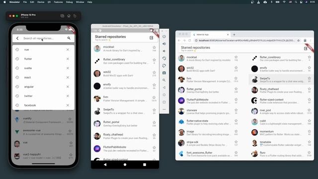 GitHub App from Scratch in Flutter - Build for Android, iOS and Web смотреть онлайн