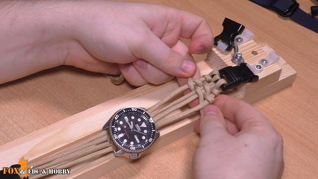 Плетем вместе: Ремешок для часов - тип Трилобит (Trilobite weave) смотреть онлайн