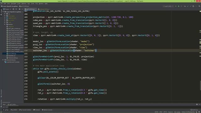 OpenGL in python e13 - VAO or Vertex Array Objects смотреть онлайн