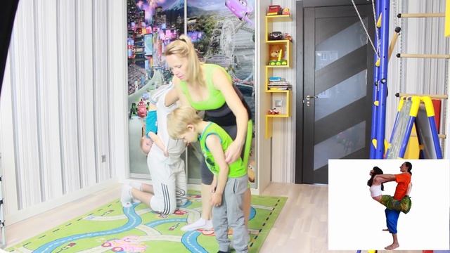 ЙОГА ЧЕЛЛЕНДЖ всей семьей - мама и папа/ детский йога челлендж/YOGA CHALLENGE смотреть онлайн