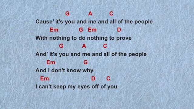 You and Me by Lifehouse - easy acoustic chords and lyrics смотреть онлайн