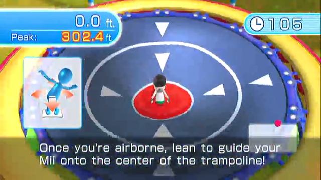 Trampoline - Balance Games - Wii U Fitness смотреть онлайн