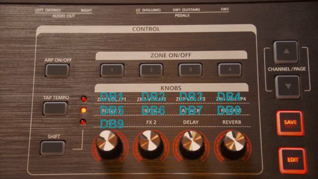 Kurzweil SP6 - контроллеры смотреть онлайн