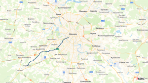 Москва Киевский вокзал - Апрелевка за 10 мин