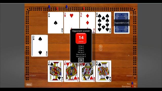 Review of Cribbage Classic Computer Game смотреть онлайн