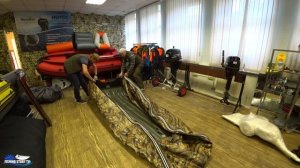 Как свернуть лодку пвх и компактно сложить в сумку